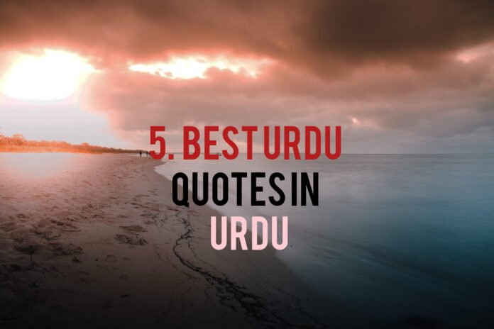 Best Urdu Quotes